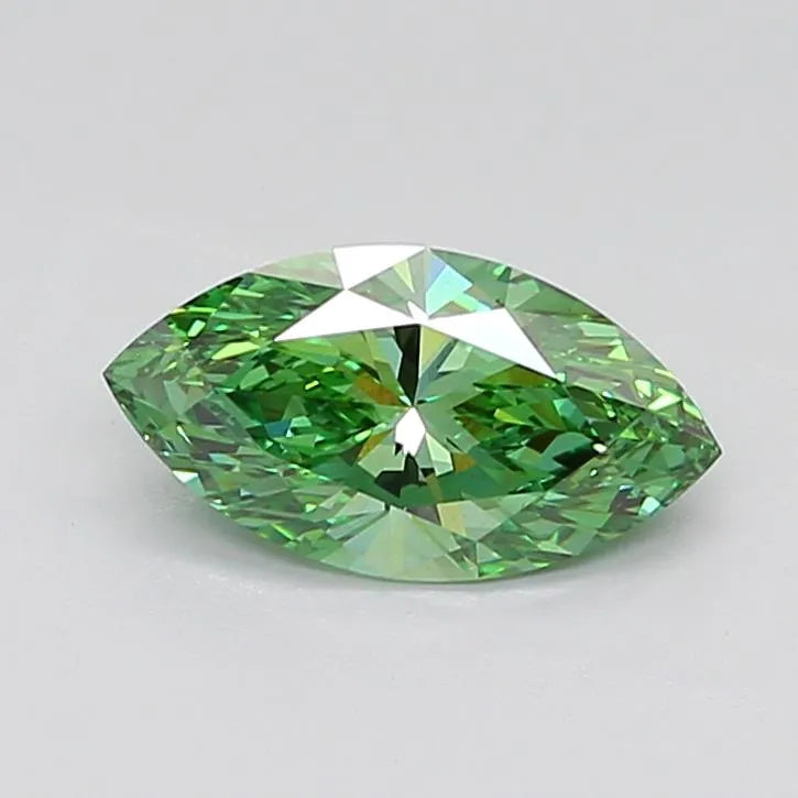2.01ct Marquise Lab Grown Diamond (Colour Fancy Vivid Green, Clarity VS1, IGI Certified)