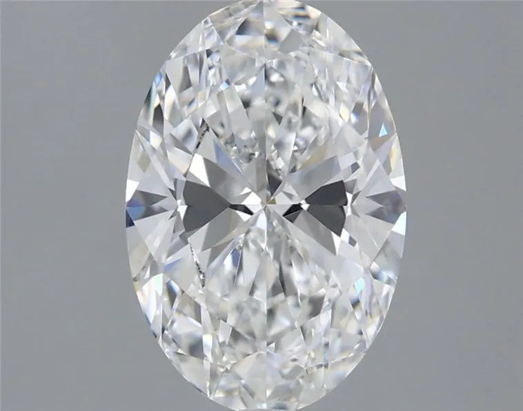 2.00ct Oval Lab Grown Diamond (Colour E, Clarity VVS2, IGI Certified)