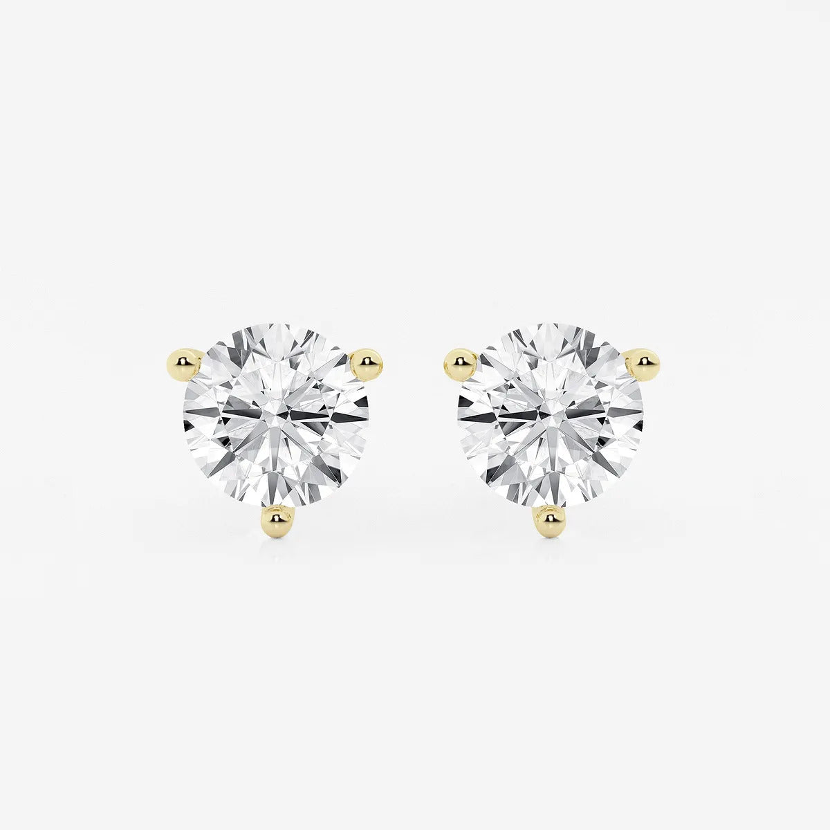 3 Prong Martini Stud