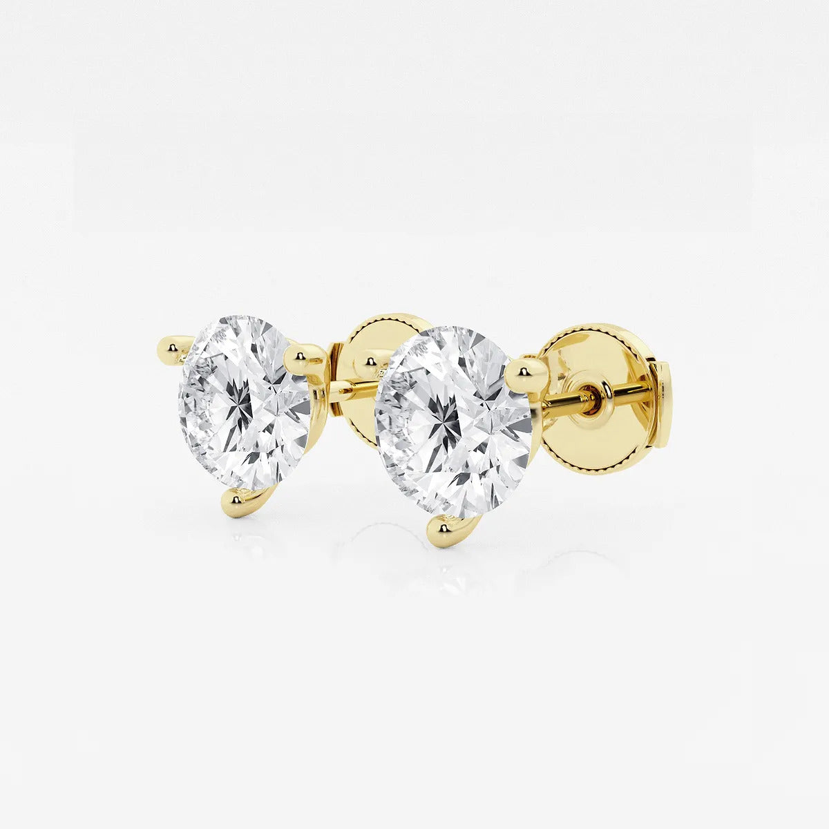3 Prong Martini Stud