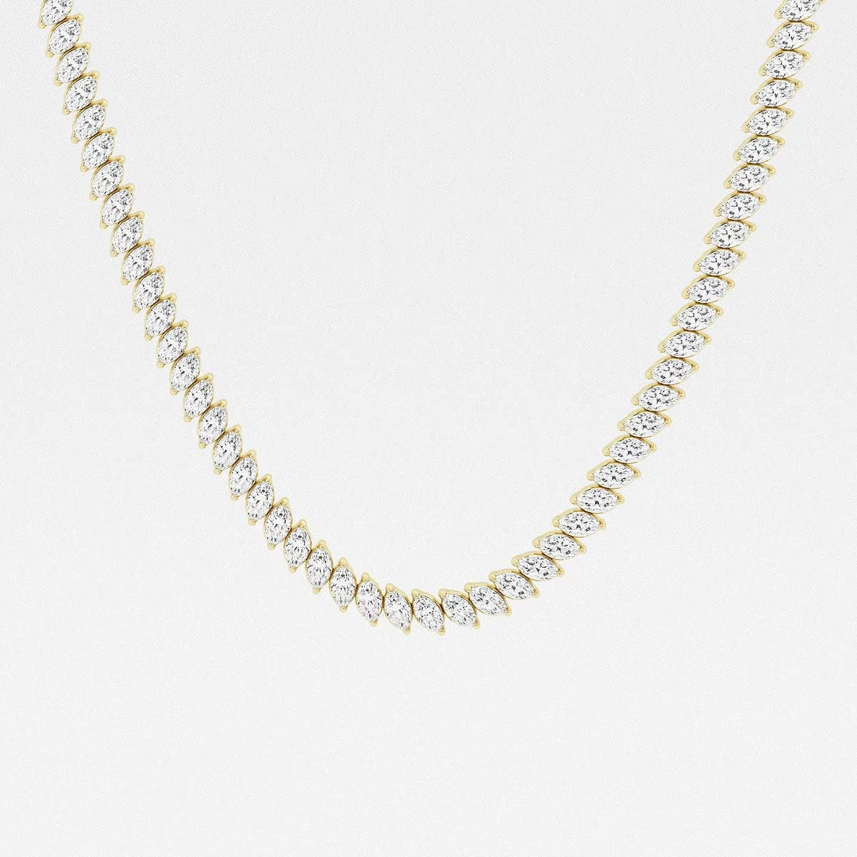 Marquise Tennis Necklace