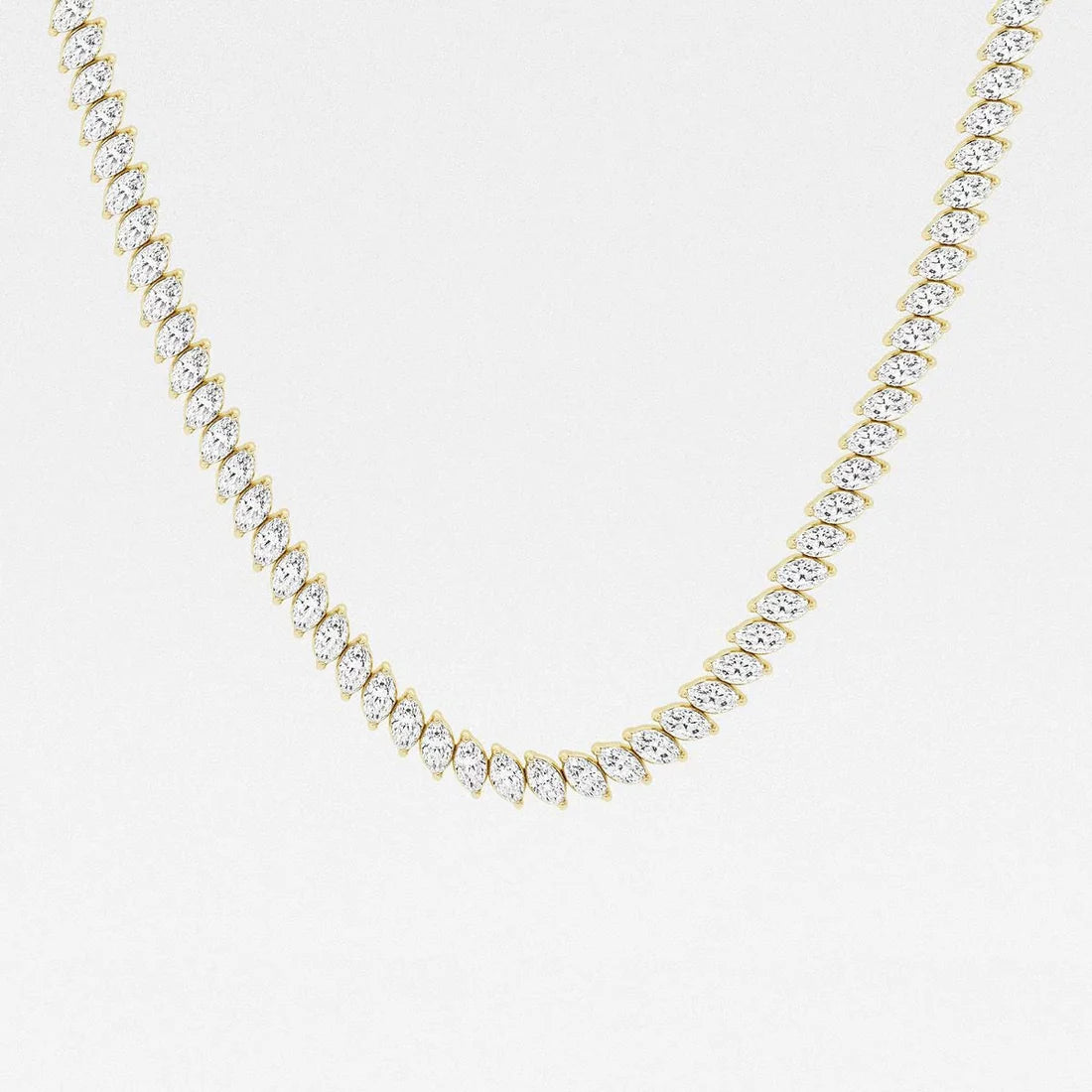 Marquise Tennis Necklace