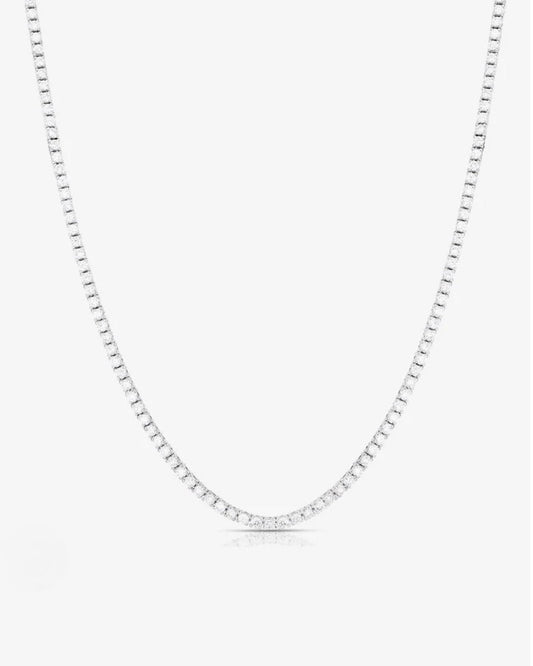The Classic 4-Prong Tennis Necklace