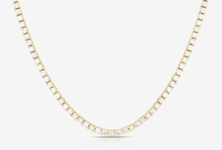 The Classic 4-Prong Tennis Necklace