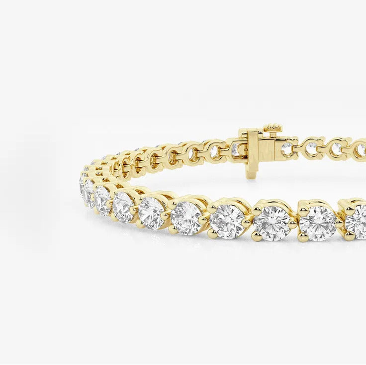 The Luxe 3-Prong Tennis Bracelet