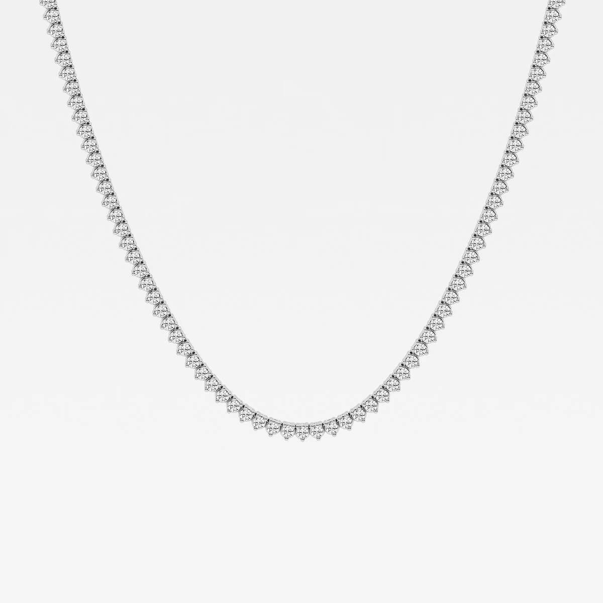 The Luxe 3-Prong Tennis Necklace