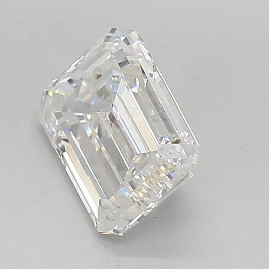 2.00ct Emerald Lab Grown Diamond (Colour D, Clarity VS2, IGI Certified)