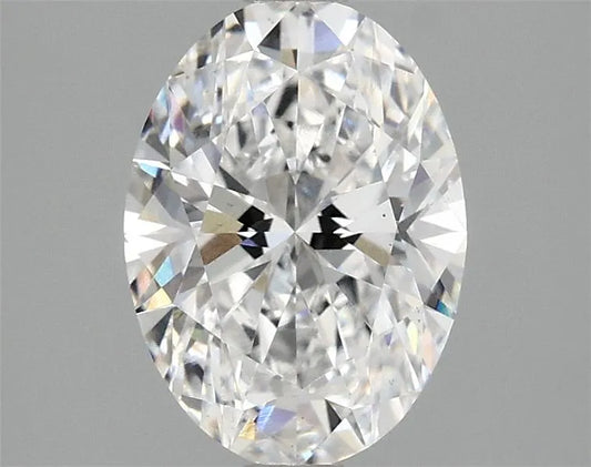 2.05ct Oval Lab Grown Diamond (Colour D, Clarity VS2, IGI Certified)