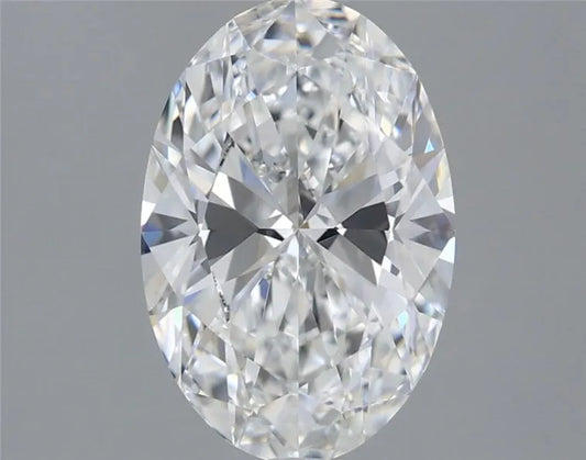 2.00ct Oval Lab Grown Diamond (Colour E, Clarity VVS2, IGI Certified)