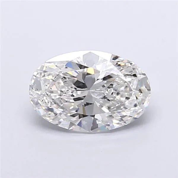 2.00ct Oval Lab Grown Diamond (Colour E, Clarity VS2, IGI Certified)