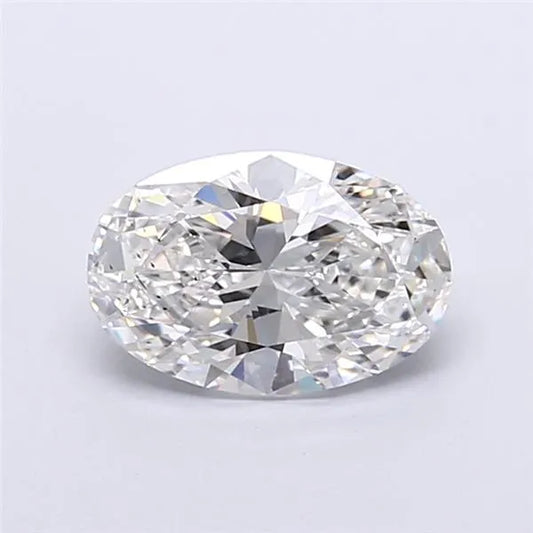 2.00ct Oval Lab Grown Diamond (Colour E, Clarity VS2, IGI Certified)