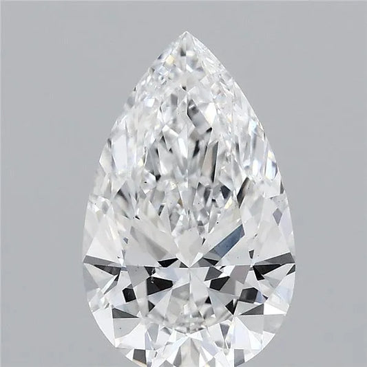 2.00ct Pear Lab Grown Diamond (Colour E, Clarity VS2, IGI Certified)