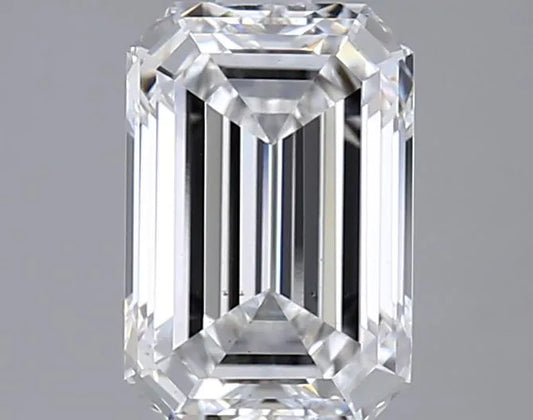 2.01ct Emerald Lab Grown Diamond (Colour D, Clarity VS2, IGI Certified)