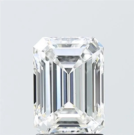 2.01ct Emerald Lab Grown Diamond (Colour F, Clarity VS2, IGI Certified)