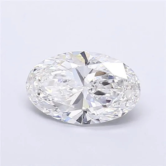 2.01ct Oval Lab Grown Diamond (Colour E, Clarity VS2, IGI Certified)