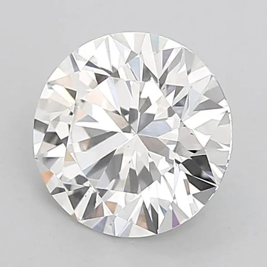 2.01ct Round Lab Grown Diamond (Colour F, Clarity VS2, Cut ID, IGI Certified)