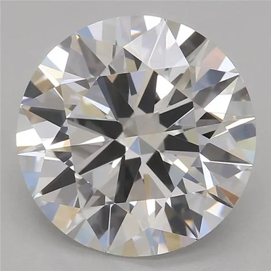 2.01ct Round Lab Grown Diamond (Colour F, Clarity VVS2, Cut EX, IGI Certified)