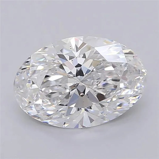 2.02ct Oval Lab Grown Diamond (Colour E, Clarity VS2, IGI Certified)