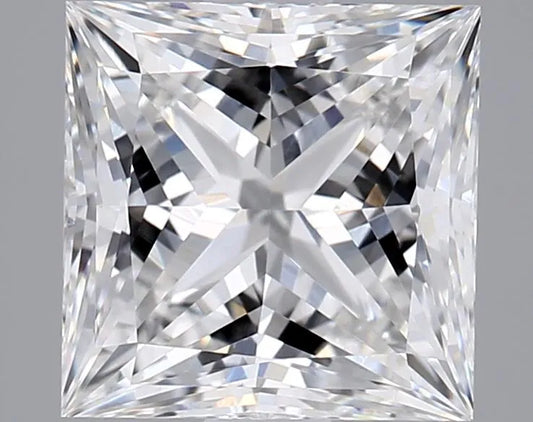 2.02ct Princess Lab Grown Diamond (Colour F, Clarity VVS1, IGI Certified)
