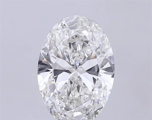 2.03ct Oval Lab Grown Diamond (Colour G, Clarity VVS2, IGI Certified)
