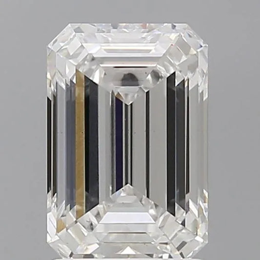 2.06ct Emerald Lab Grown Diamond (Colour D, Clarity VS2, IGI Certified)