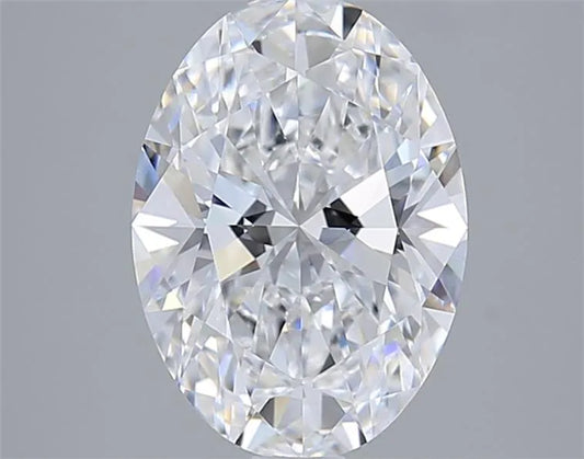 2.06ct Oval Lab Grown Diamond (Colour D, Clarity VVS2, IGI Certified)