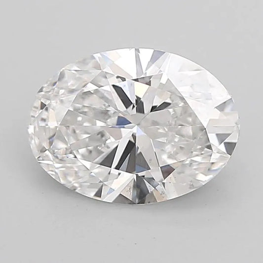 2.06ct Oval Lab Grown Diamond (Colour E, Clarity VS2, IGI Certified)