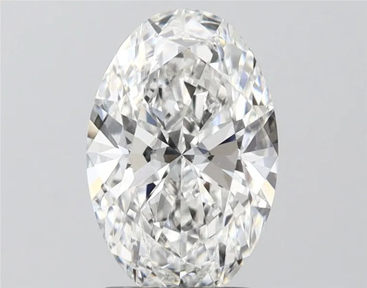 2.06ct Oval Lab Grown Diamond (Colour F, Clarity VVS1, IGI Certified)