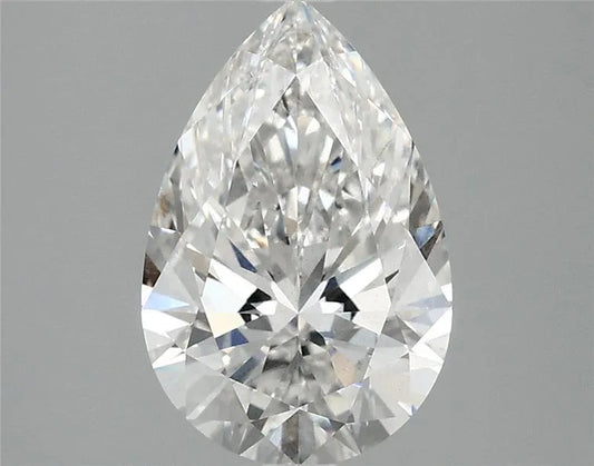 2.07ct Pear Lab Grown Diamond (Colour F, Clarity VS2, IGI Certified)