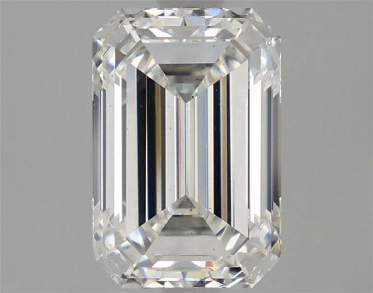 2.53ct Emerald Lab Grown Diamond (Colour F, Clarity VS2, IGI Certified)