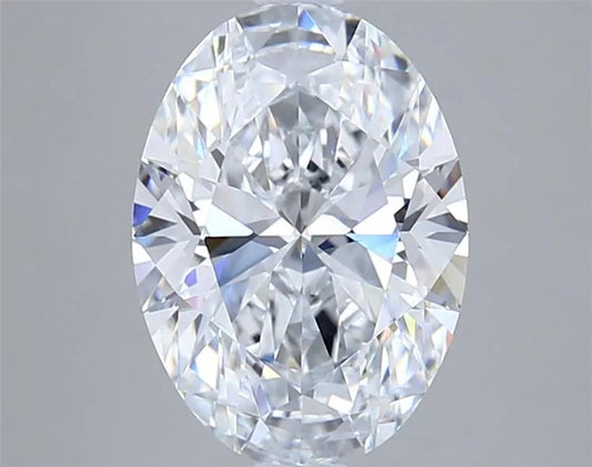 2.53ct Oval Lab Grown Diamond (Colour D, Clarity VVS2, IGI Certified)