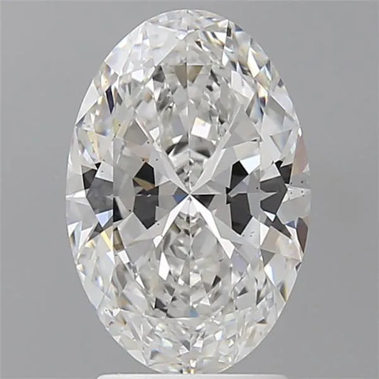 2.53ct Oval Lab Grown Diamond (Colour E, Clarity VS2, IGI Certified)