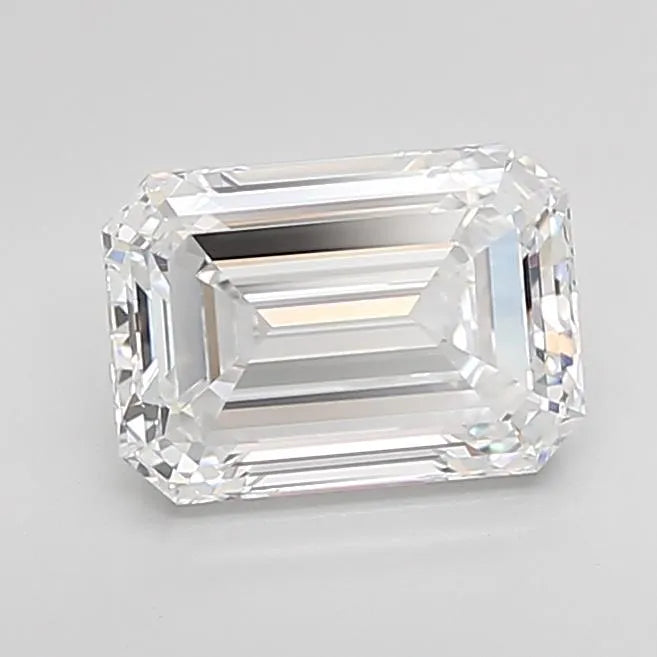2.59ct Emerald Lab Grown Diamond (Colour D, Clarity VVS1, Cut EX, IGI Certified)