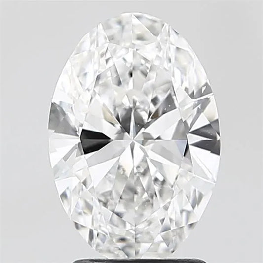 2.00ct Oval Lab Grown Diamond (Colour D, Clarity VS2, IGI Certified)