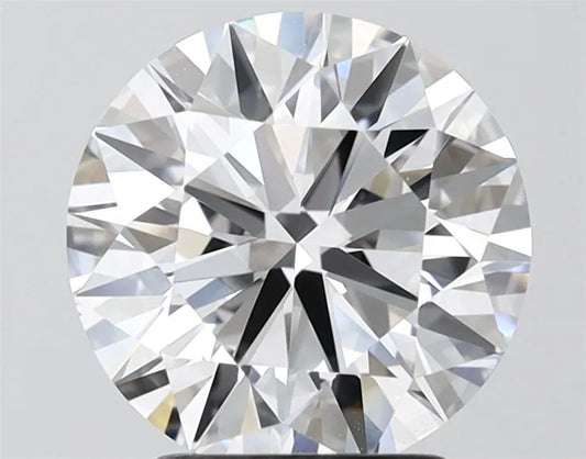 3.00ct Round Lab Grown Diamond (Colour D, Clarity VVS2, Cut ID, IGI Certified)