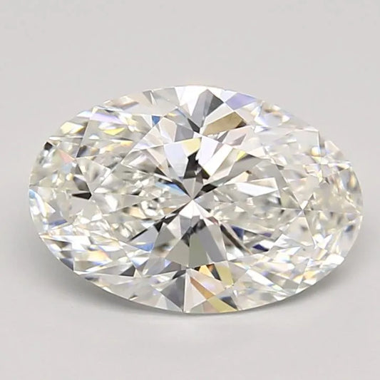 3.01ct Oval Lab Grown Diamond (Colour E, Clarity VVS2, IGI Certified)