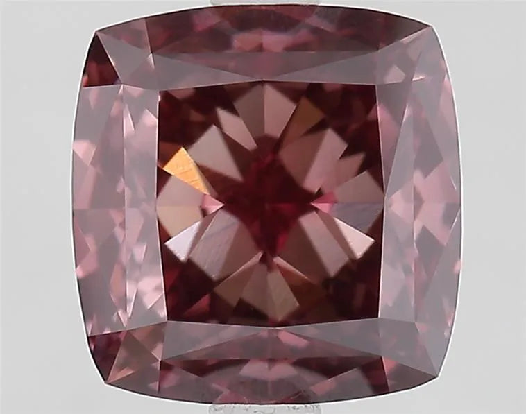 3.02ct Cushion modified Lab Grown Diamond (Colour Fancy Vivid Pink, Clarity VVS2, IGI Certified)