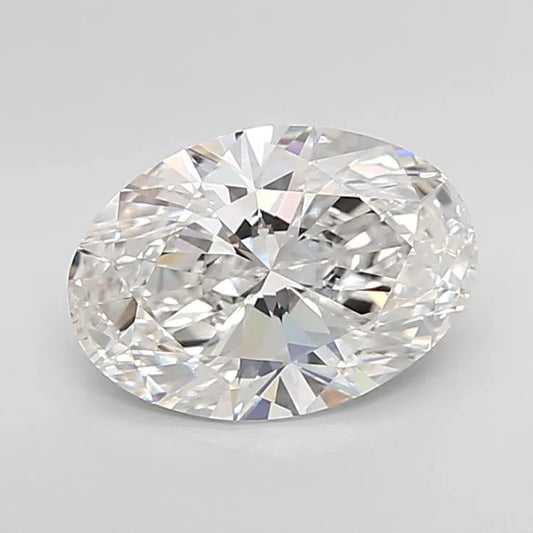 3.02ct Oval Lab Grown Diamond (Colour E, Clarity VVS2, IGI Certified)