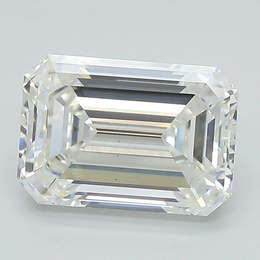 3.08ct Emerald Lab Grown Diamond (Colour F, Clarity VS1, IGI Certified)
