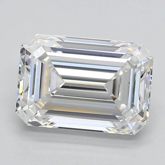 3.10ct Emerald Lab Grown Diamond (Colour F, Clarity VVS1, IGI Certified)