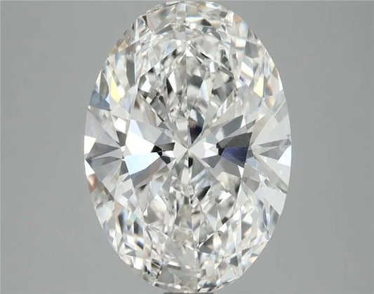 3.47ct Oval Lab Grown Diamond (Colour F, Clarity VS1, IGI Certified)