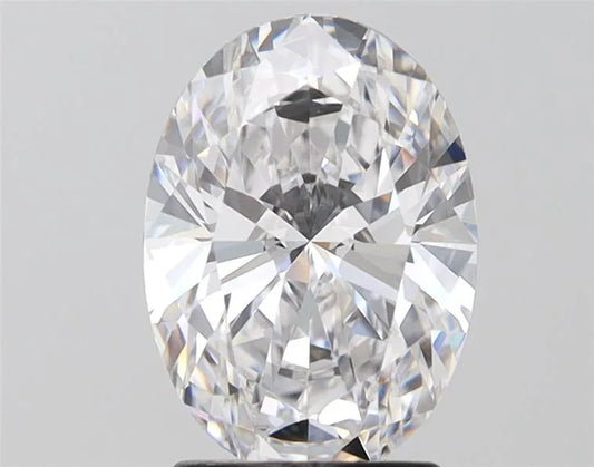 2.16ct Oval Lab Grown Diamond (Colour E, Clarity VVS2, IGI Certified)