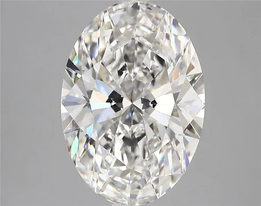 4.00ct Oval Lab Grown Diamond (Colour F, Clarity VVS2, IGI Certified)