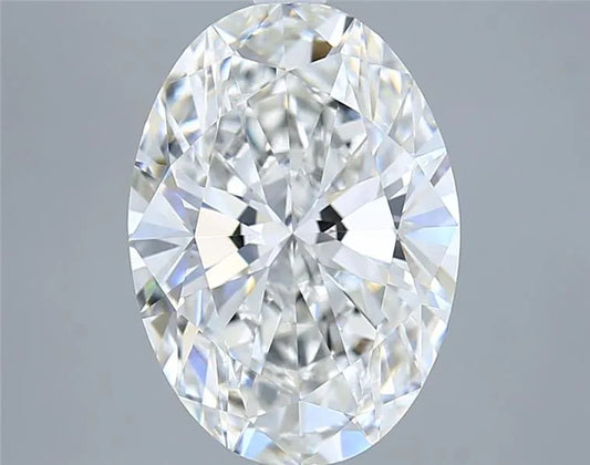 4.02ct Oval Lab Grown Diamond (Colour F, Clarity VVS2, IGI Certified)
