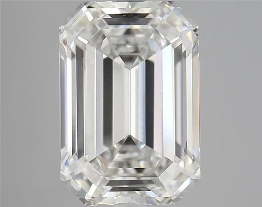 4.11ct Emerald Lab Grown Diamond (Colour F, Clarity VS1, Cut EX, IGI Certified)