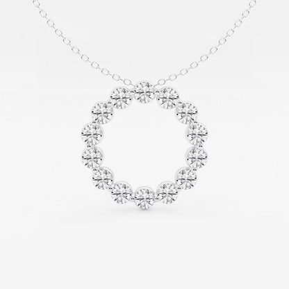 Round Eternity Pendant