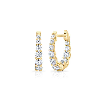 Graduated Diamond Earrings