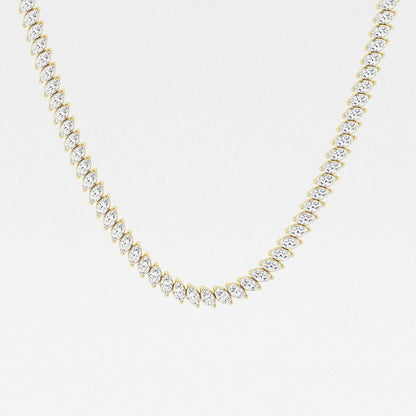 Marquise Tennis Necklace