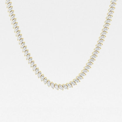 Marquise Tennis Necklace