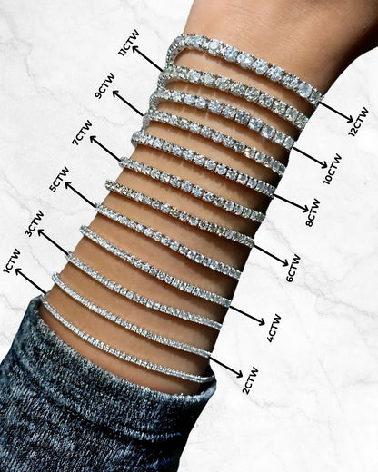 The Luxe 3-Prong Tennis Bracelet